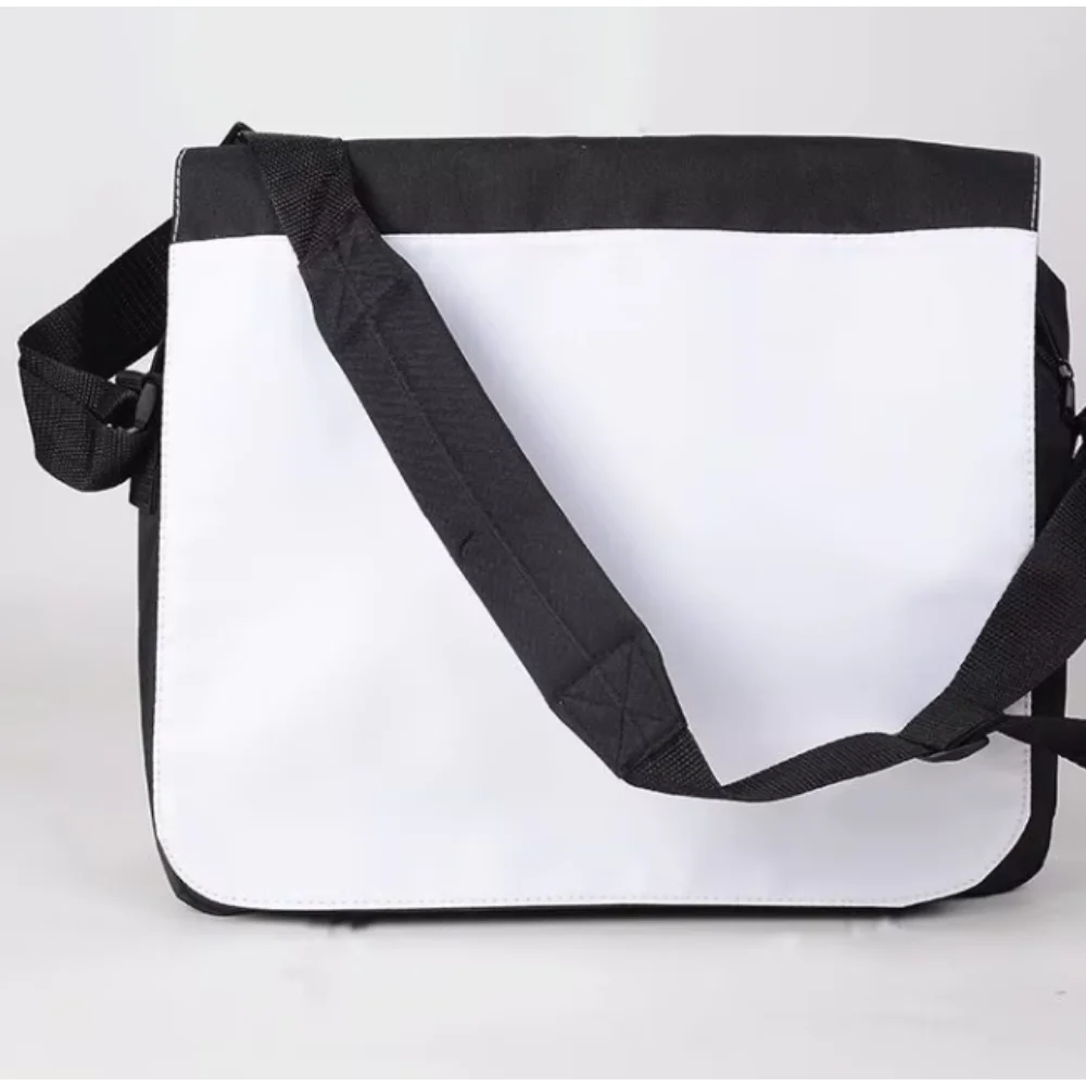 Multi-size Sublimation Blank Shoulder Bag Polyester Canvas Crossbody Bag Sublimation Messenger Bags for Heat Transfer Print