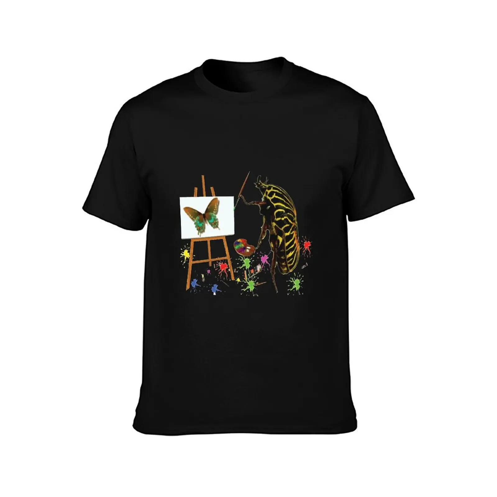Painting Gymnetosoma stellata T-Shirt Big and Tall Casual T-Shirt