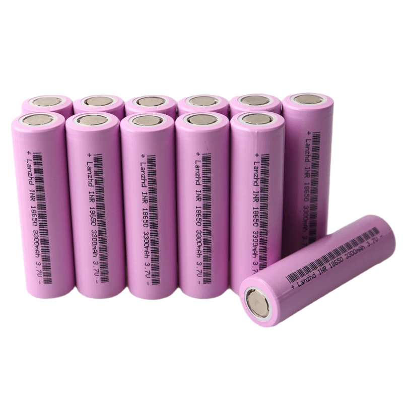 

20PCS/Lot 18650 battery 3.7V Rechargeable battery 3300mah Li ion lithium batteries 17A current DIY battery Pack