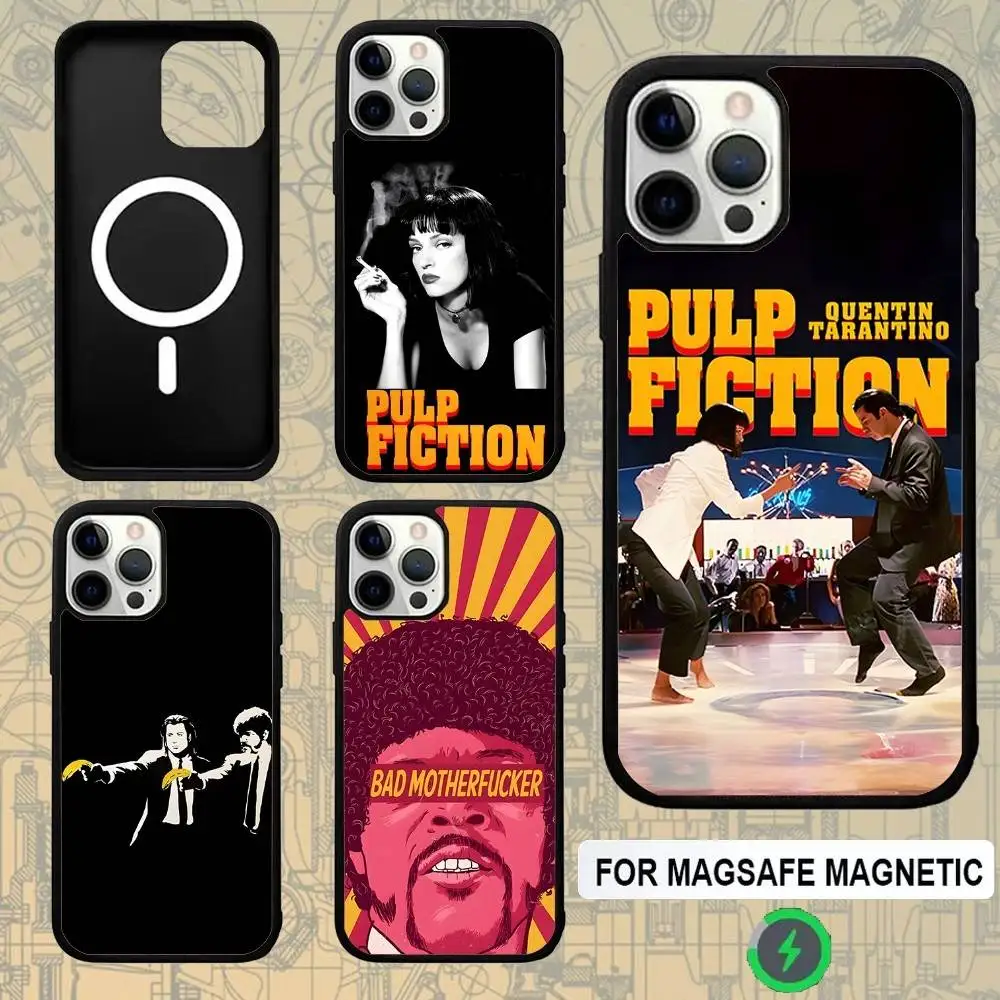 

Movie P-Pulp Fiction Phone Case For IPhone 17,16,15,Pro,Max,Air,14,Plus,13,12,11 Magesafe Wireless Charge Cover