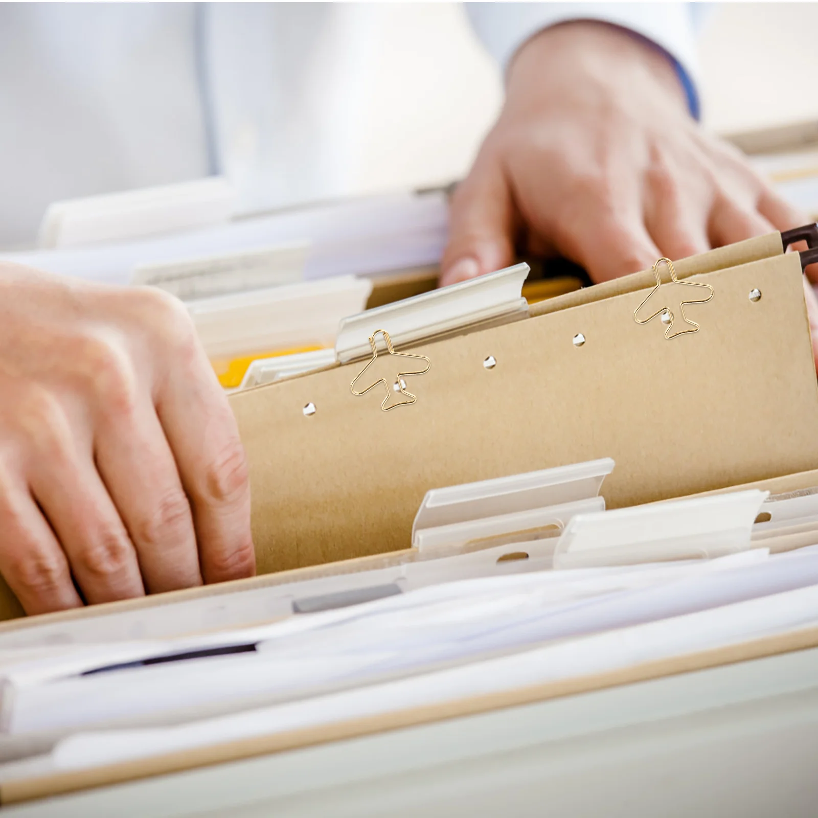 20 قطعة طائرة معدنية دبابيس ورق الإشارات المرجعية الإبداعية مخطط كليب مكتب المدرسة السفر سجل القصاصات اكسسوارات دبابيس ورق لطيف