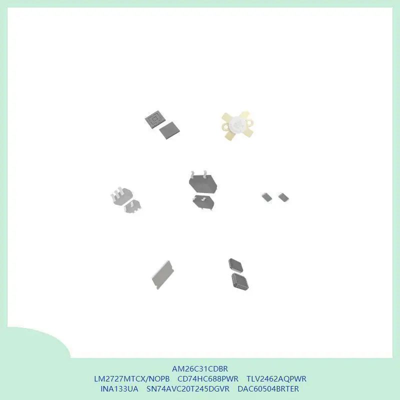 

AM26C31CDBR LM2727MTCX/NOPB CD74HC688PWR TLV2462AQPWR INA133UA SN74AVC20T245DGVR DAC60504BRTER