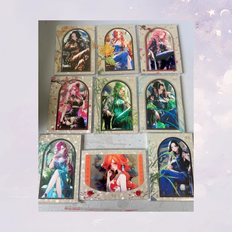Anime ONE PIECE SIP KIR LW Card Set Nefertari D. Vivi Vinsmoke Reiju Carrot Yamato Shirahoshi Boa Hancock Collectible Cards view 6