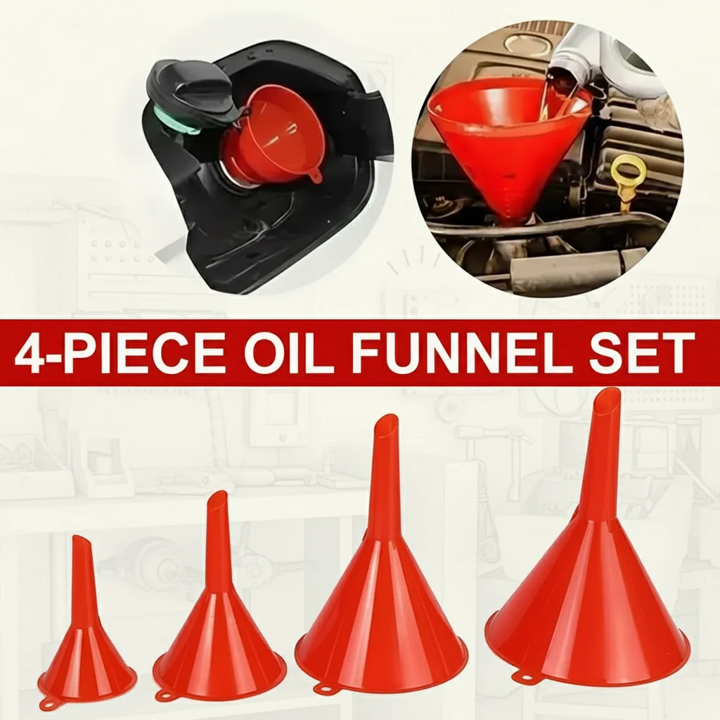 

4 шт. автомобильные пластиковые воронки для заправки автомобиля, воронка с длинным стержнем, моторное масло, инструмент для заправки топлива, автомобиль для мотоцикла, сельскохозяйственная машина, воронка