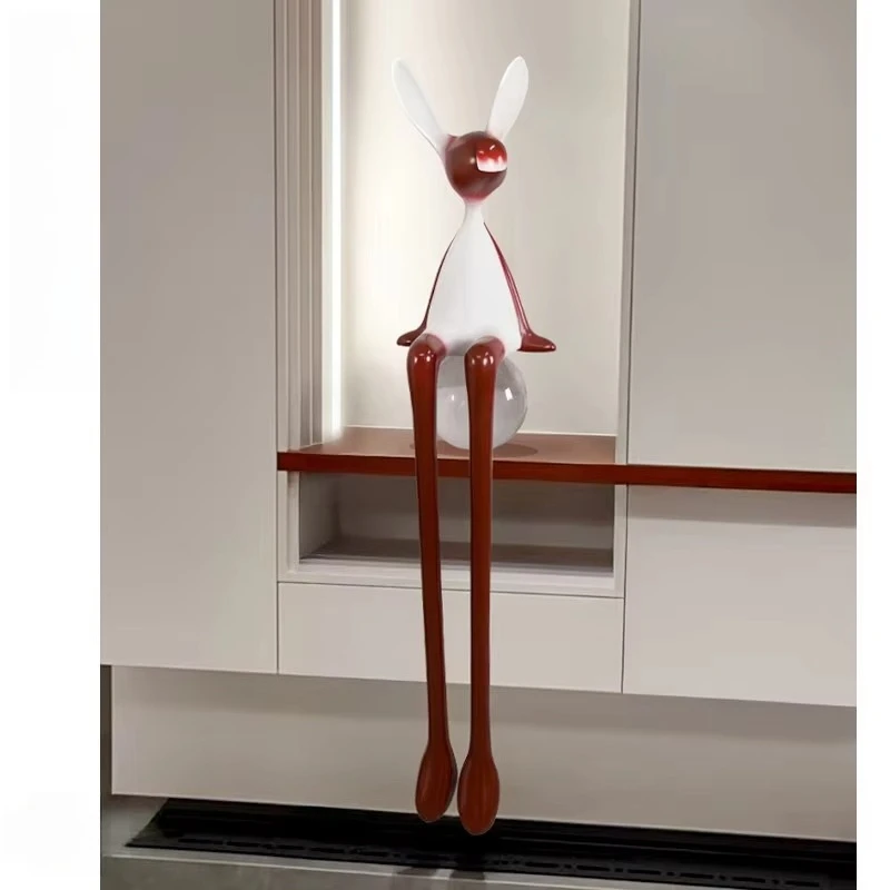 Home Source Modern Art Cartoon Rabbit Entrance Corolla Living Room Dining Room Bedroom Sales Soft Decoration Ornaments