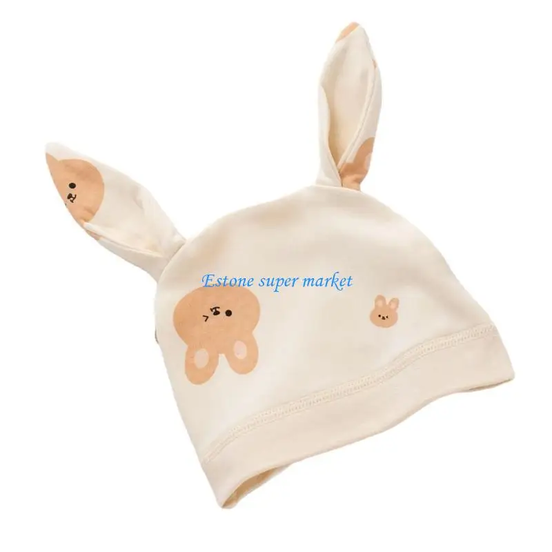 090B Nursery Hospital Hat Spring Autumn Baby Hat Preemie Caps Infant Cartoon Hats