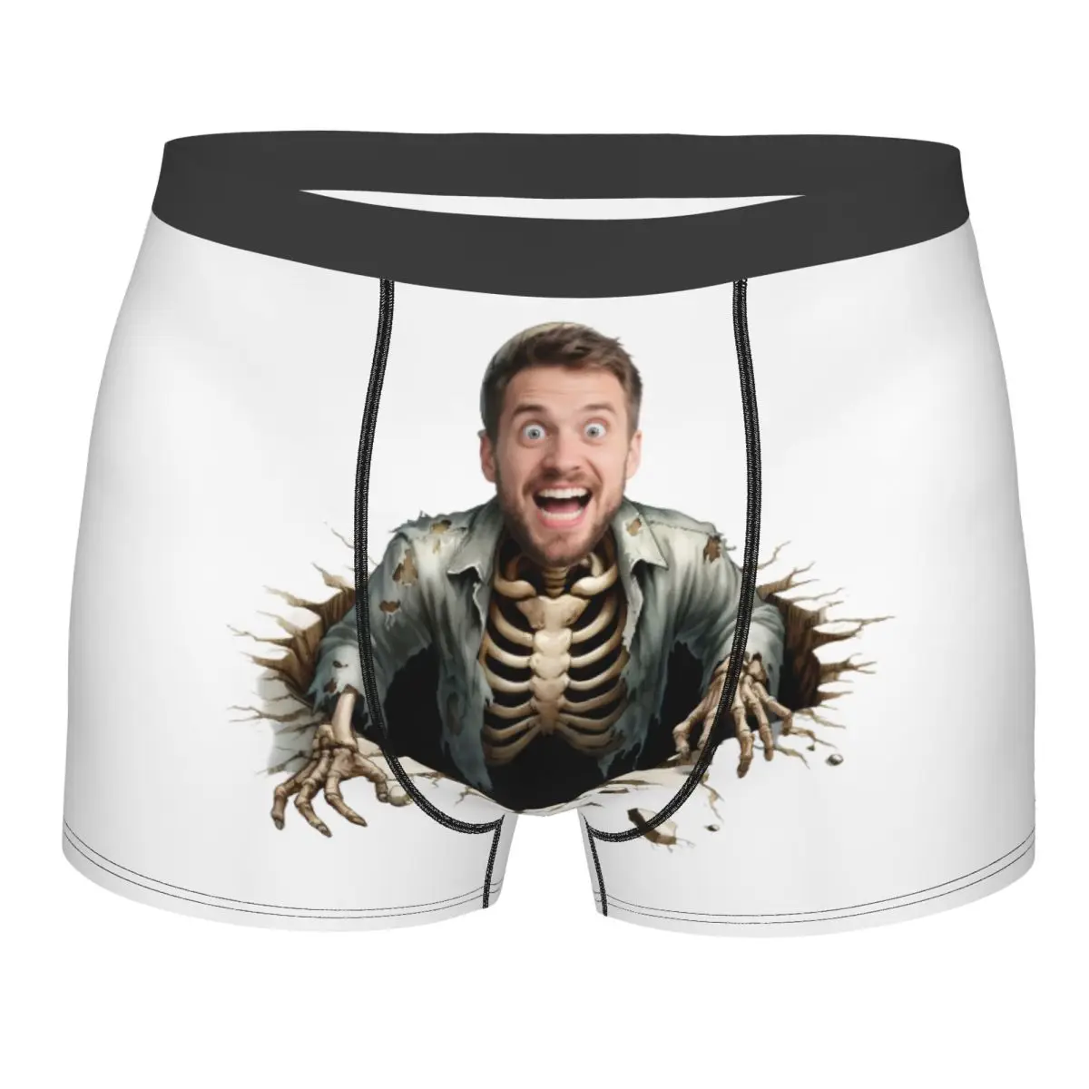 

Personalized Custom Face Photo Boxers Shorts Mens For Husband Valentine's Birthday Gifts Briefs Underwear Novelty Underpants
