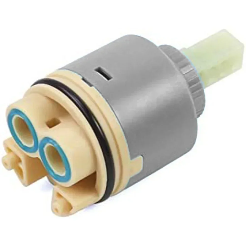 

40mm Single Handle Faucet Cartridge Porcelain Disc Valve Replacement For Kitchen & Bathroom Sink Top And Bottom Seal Model 40
