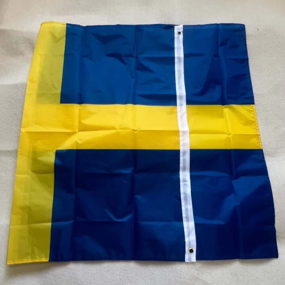 YIXIN FIag Free DeliverySwedish Flag 3 x 5ft 90x150cmHanging SWE SE Kingdom of Sweden Flag Polyester standard hanging Flag Banne