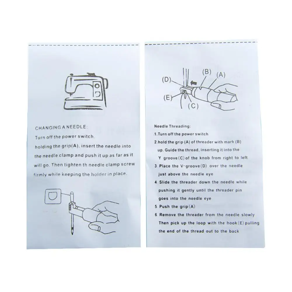 Sewing Machine Needle Inserter Threader Automatic Threader Quick Sewing Threader Needle Threading Tool Sewing Accessories