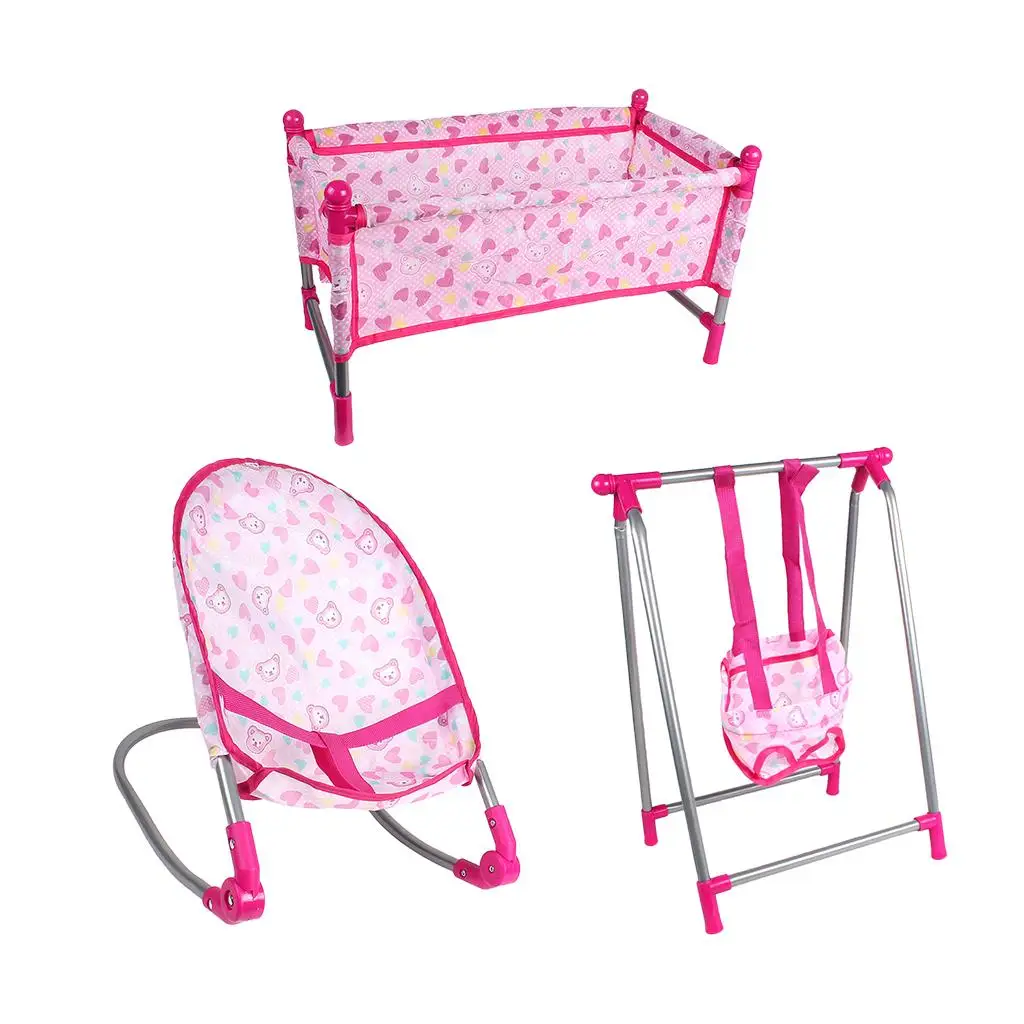 Pop Baby Peuter Baby Schommel Peuter Meubilair Bed Wieg Schommel Uitsmijter Schommelstoel Speelset Kinderen Simulatie Speelgoed
