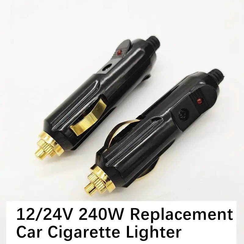 Akcesoria motocyklowe nowy 12/24V 240W 20A 12V 24V wymiana zapalniczki samochodowej wtyczka zasilania zasilacz DC ładowarka
