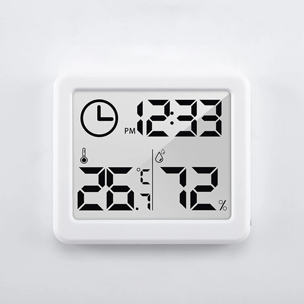 

Indoor Hygrometer Thermometer Humidity Gauge Monitor Matching Temperature -10℃-70℃ Matching Compact LCD Display Monitoring