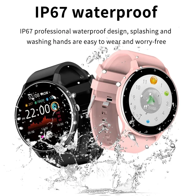2026 Smart Watch Women Wireless Call Digital Fitness Tracker IP68 Waterproof Sport Heart Rate Monitor Smartwatch Men for Android