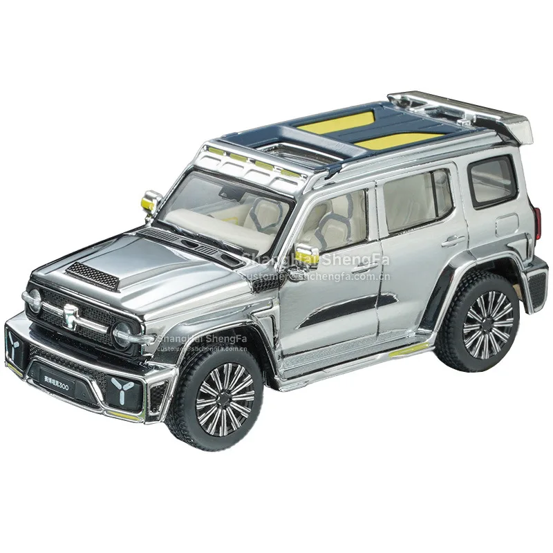 TOOY 1:64 Tank 300 Cyber Edition by Crossover Automobile - Modified SUV Alloy Die-Cast Model, Off-Road Vehicle Collector‘s Car