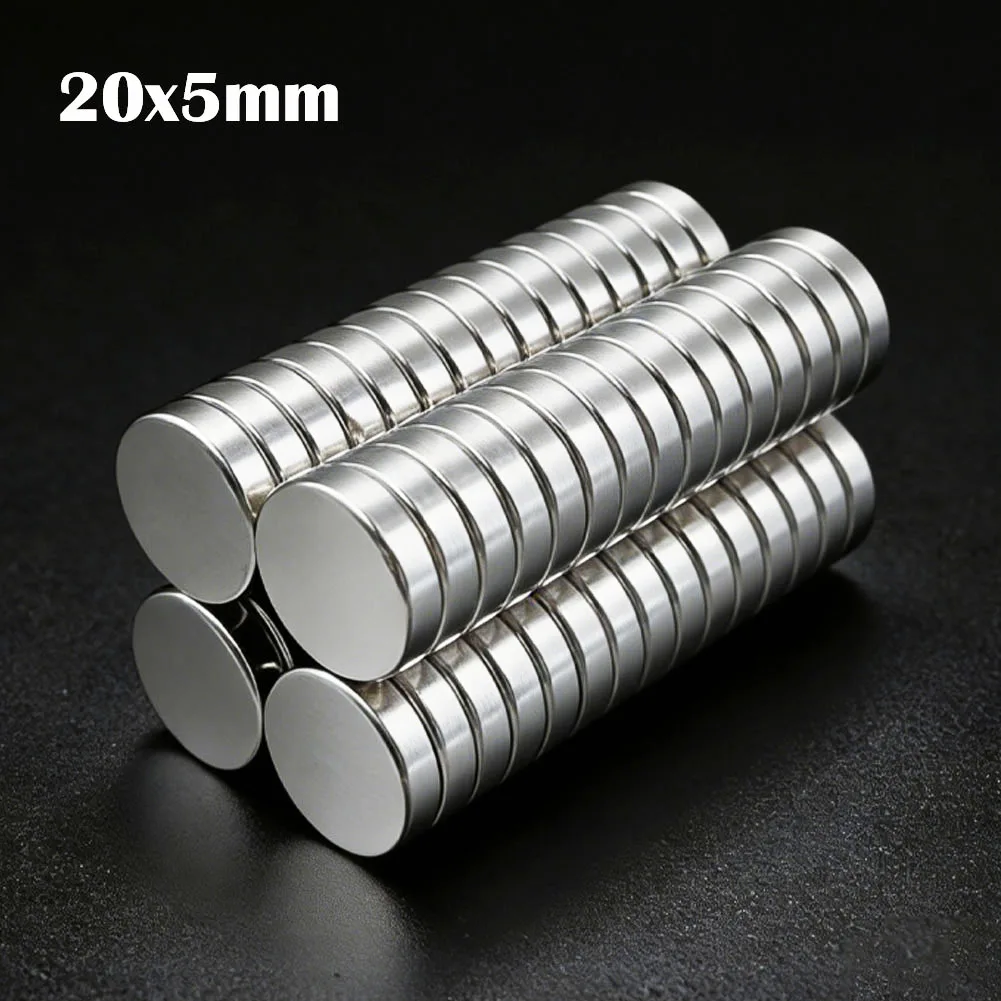 

5-50 шт. 20x5 мм супер мощный круглый магнит неодимовые магниты N35 NdfeB сильный магнит постоянный магнитный лист Imanes