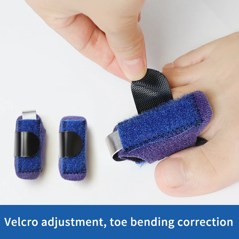 Toe Splint Straightener For Hammer Toe Corrector Crooked Toe Claw Toe Stabilizer Support Brace Wrap Pain Relief Kids Adults