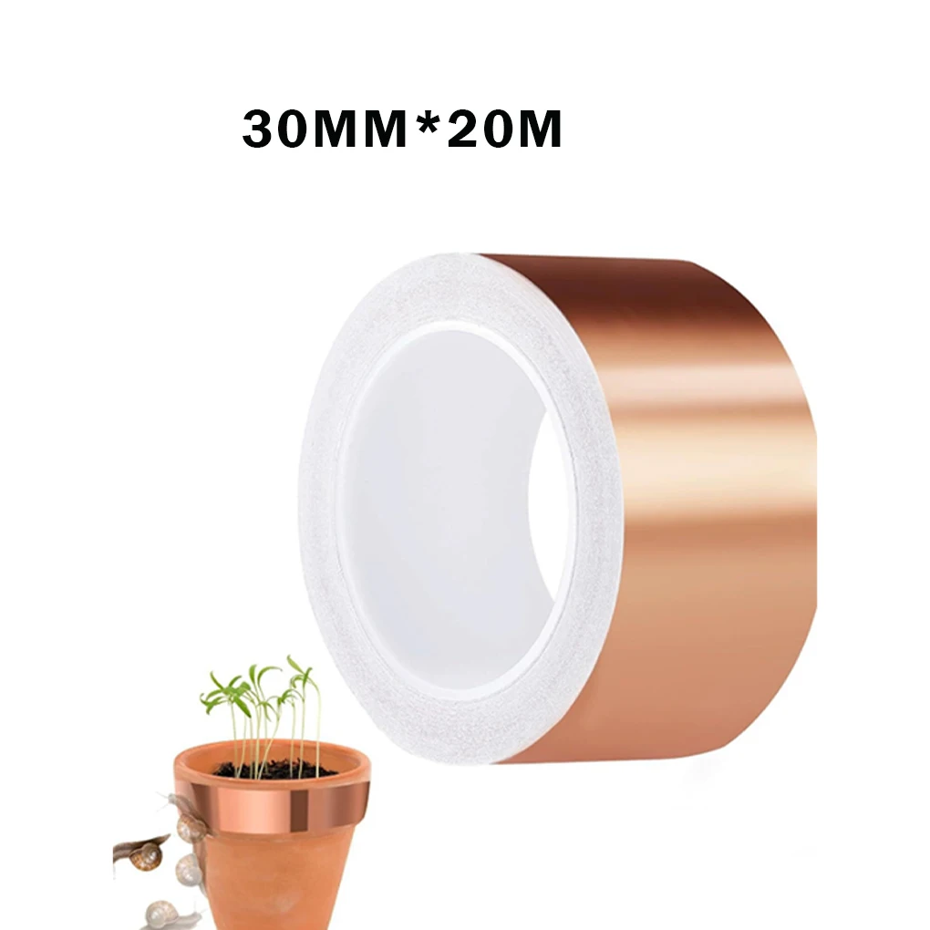 

Anti-Snail Tape, Protection Tape, Copper Foil Super Adhesive, Strong and Copper Tape for Grounding, Repellents