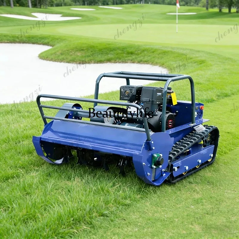 Asmt Customized Remote-controlled Tracked Lawn Mower, Suitable for Trimming on Sloping Yards Cutter for Steep Slopes Mower