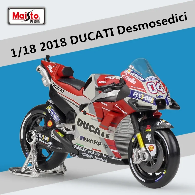 Maisto 1:18 2018 DUCATI Desmosedici Team #04 Alloy Racing Motorcycle Model Diecast Metal Toy Racing Motorcycle Model Kids Gifts