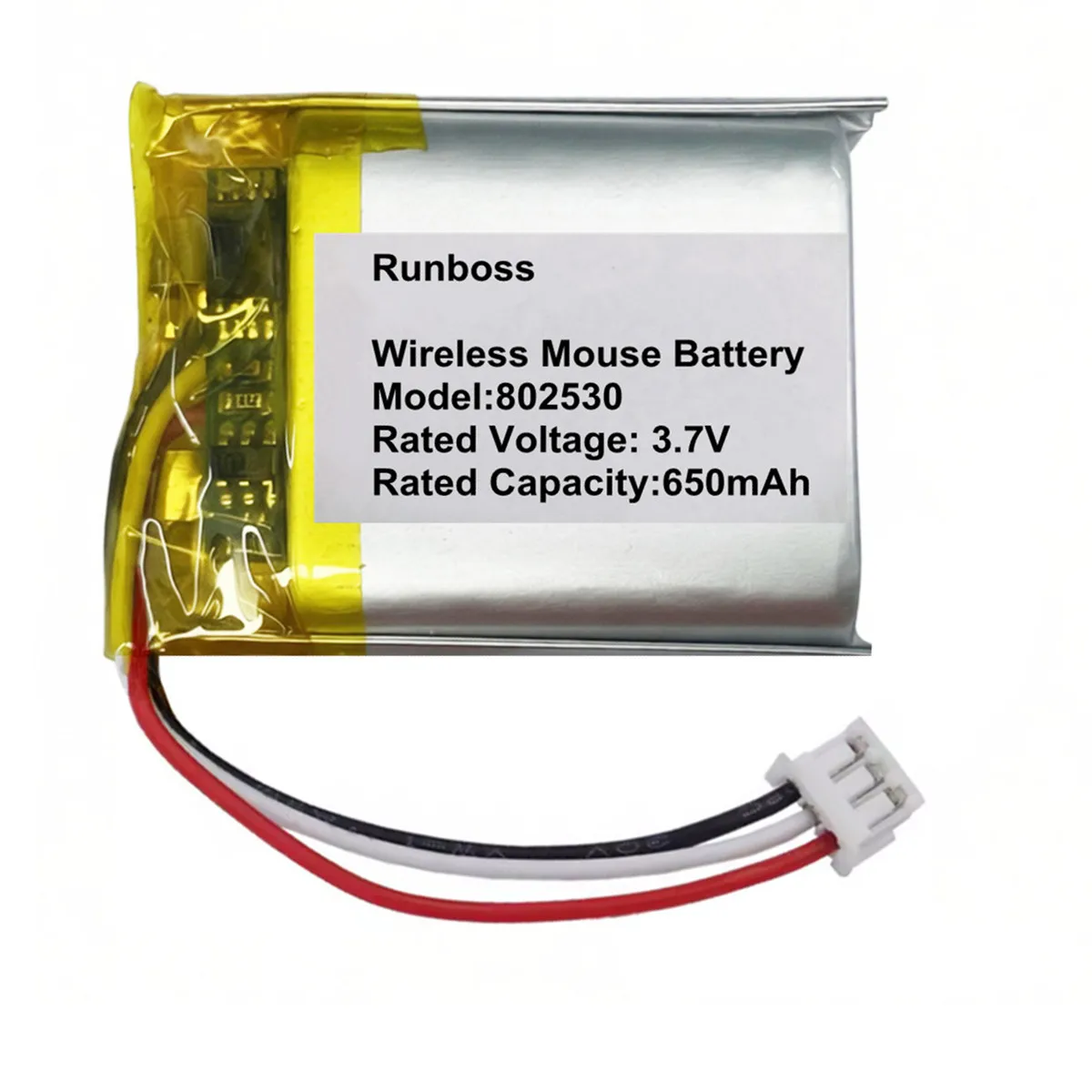 650mAh 3.7V BH802530 Battery For ARDOR GAMING Immortality PRO Wireless игровая Мышь Mouse Accumulator AKKU