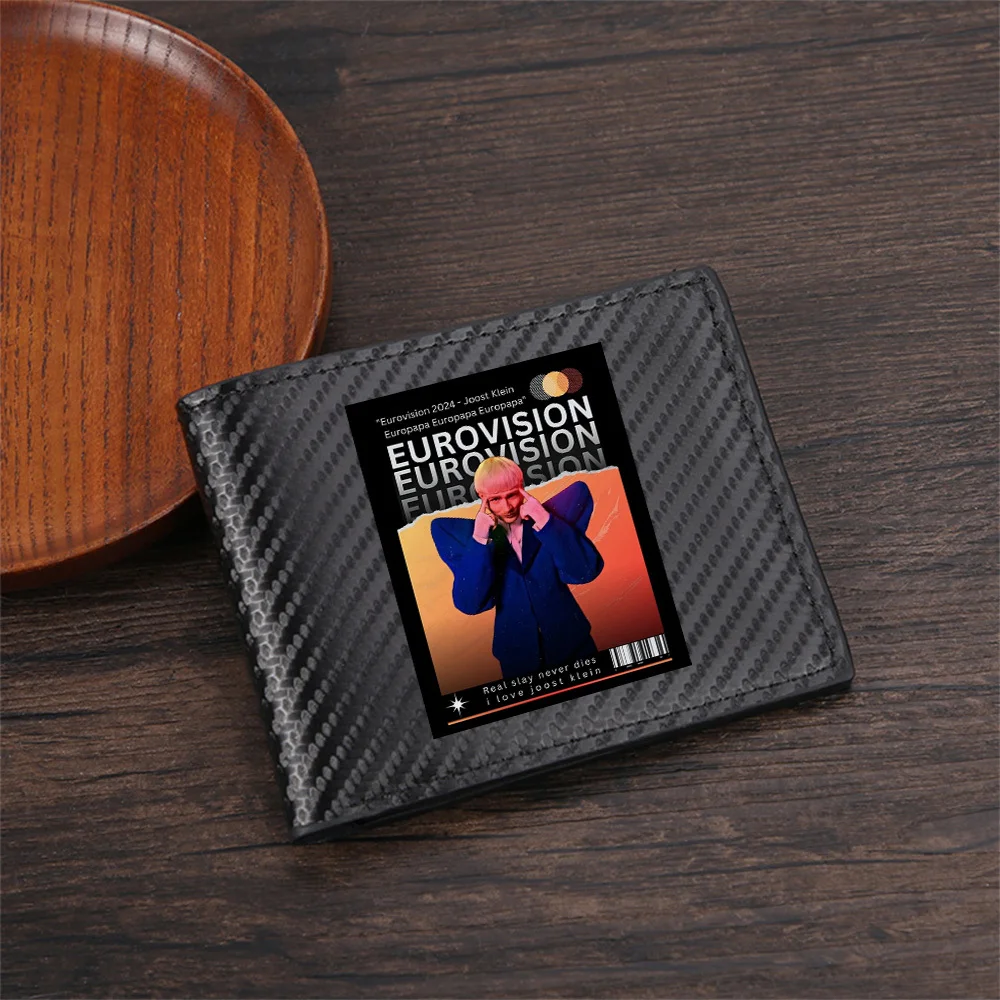 Singer pose,music competition poster Men's Wallets Simple Business Modern Stylish Printing Design Gifts For Father Boyfriend Chr