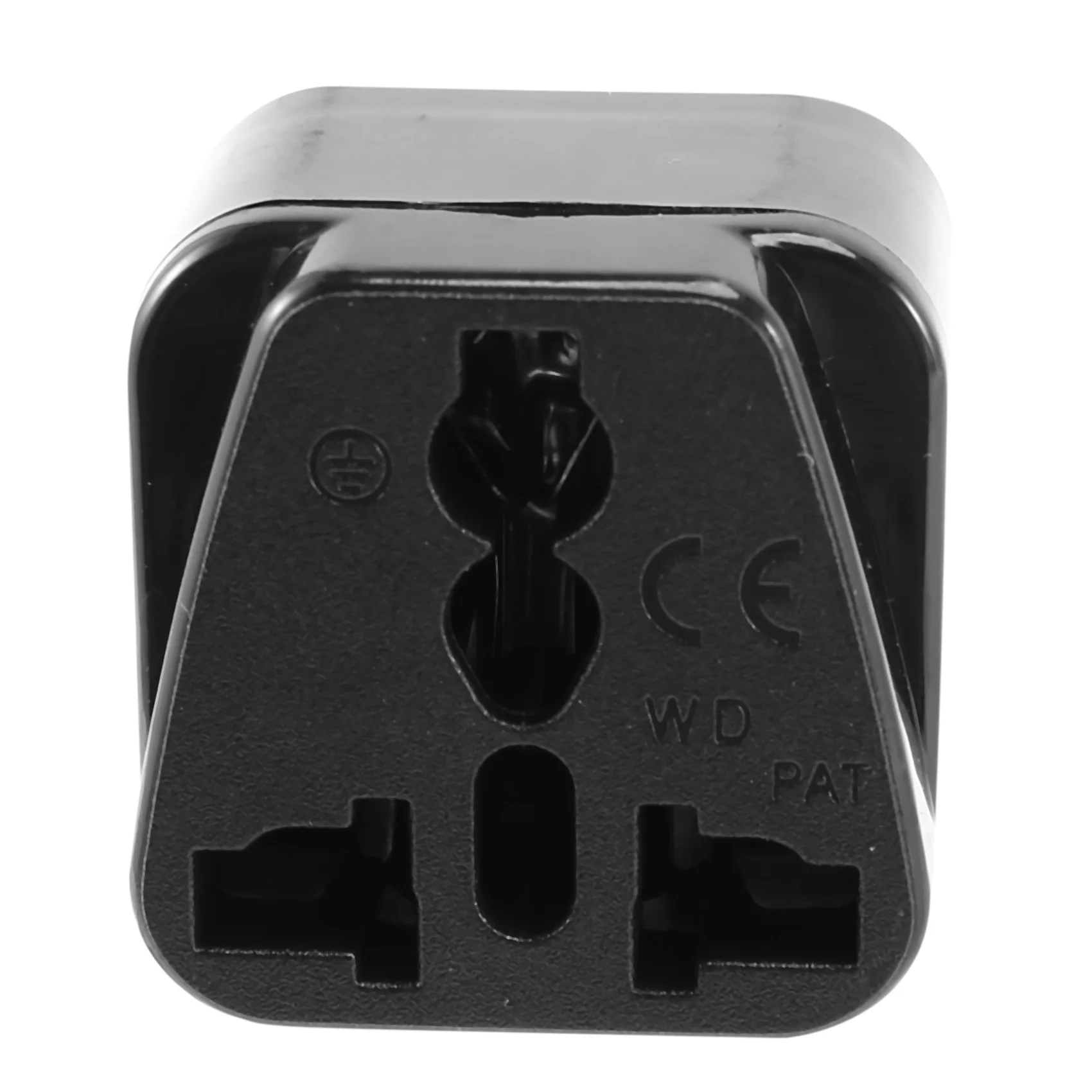 IEC 320 C14 to universal Female Power Adapter AC Power Plug Connector, Black HOT