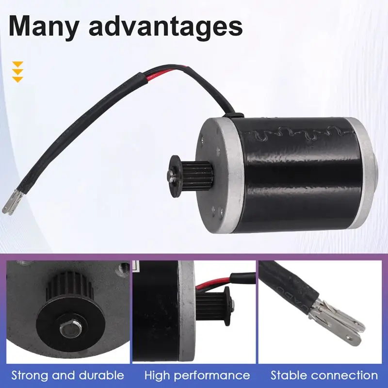 AS94-120W 12V Brushed DC Motor For E-Bike And Electric Scooter High Speed MY6812 Motor Ideal For DIY Enthusiasts