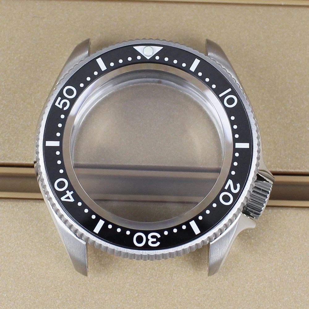 

38mm Steel Dive Watch Case Ceramic Bezel 120 clicks For SKX013 Seiko NH34 NH35 NH36 NH38 Movement 28.5mm Dial 10ATM Waterproof