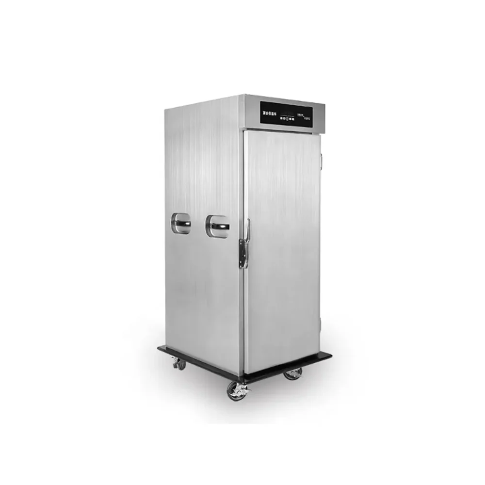 Fully Functional Stainless Steel insulated food cabinet food warmer cart with wheels electric food warmer carts