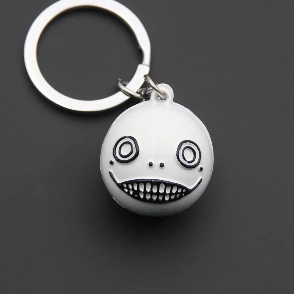 Anime NieR Automata Keychains 2B YoRHa No.2 Type B Beastlord Sword Oddity Emil Pendant Key Chain Women Men Car Keyring Jewelry