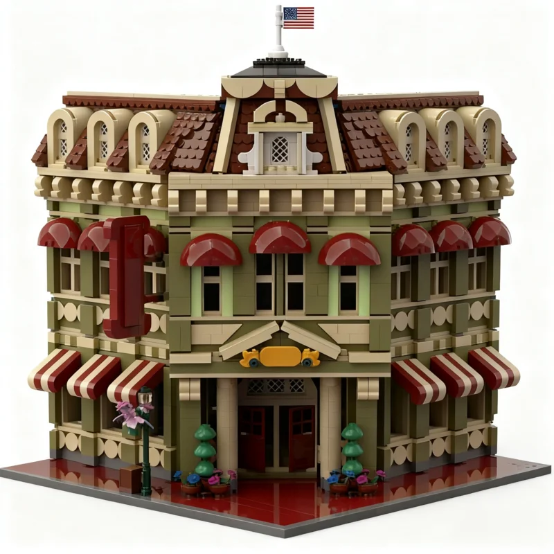 3451 pz MOC Regno Magico Arti di Cristallo Modello Building block Architettura Assemblare regalo Di Natale giocattoli FAI DA TE Creativo Mattoni Per Bambini