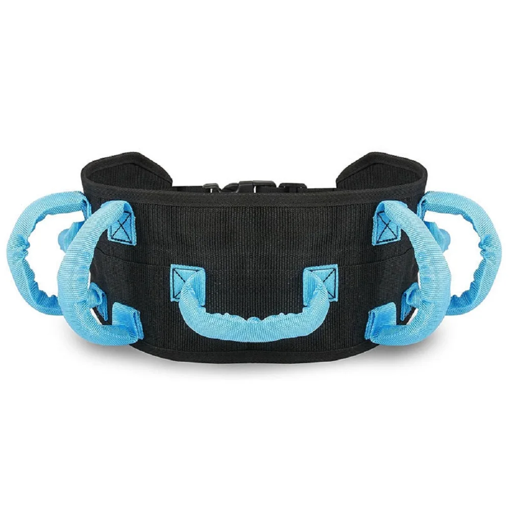 

Elderly Transfer Belts Adjustable Metal Buckle Safety Gait Belt Breathable Rehabilitation Assistive Device for Lifting Seniors