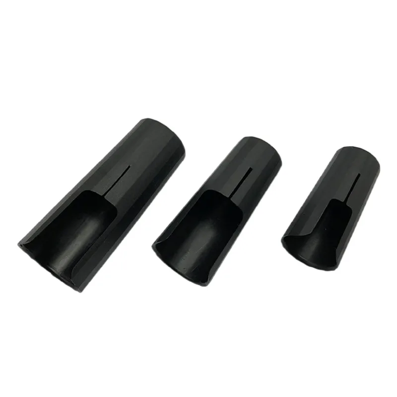 Black Alto/Tenor/Soprano  Saxophone Mouthpiece Ligature  Plastic Cap