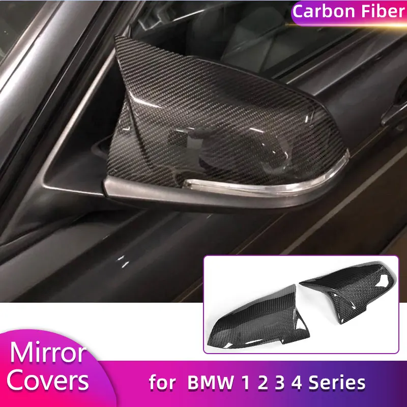 

Carbon Fiber Side Mirror Covers Caps for BMW F20 F22 F30 F35 F34 F32 F33 F36 2012-2018 Rearview Mirror Caps Shell Body Kits