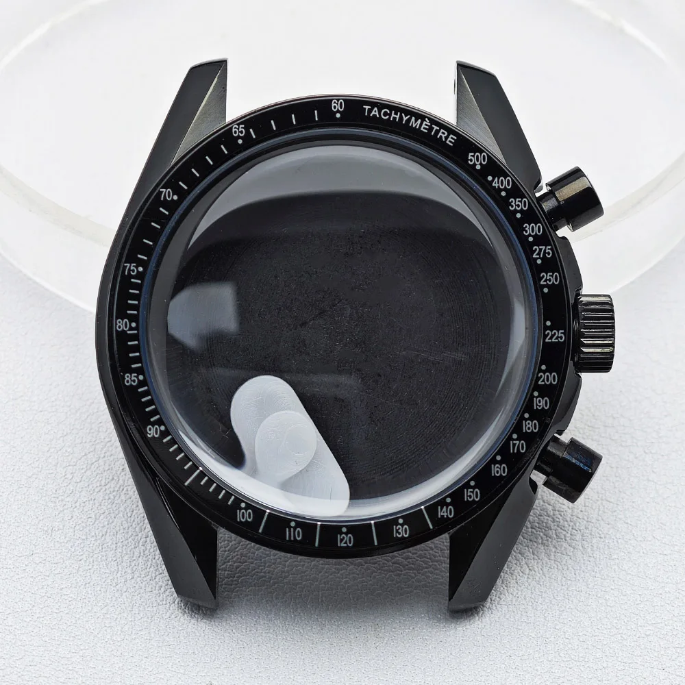 39,7mm Herren uhren Metall gehäuse passen vk63 Uhrengehäuse Uhr Zubehör Uhren teile passt 20mm Armband Uhren box