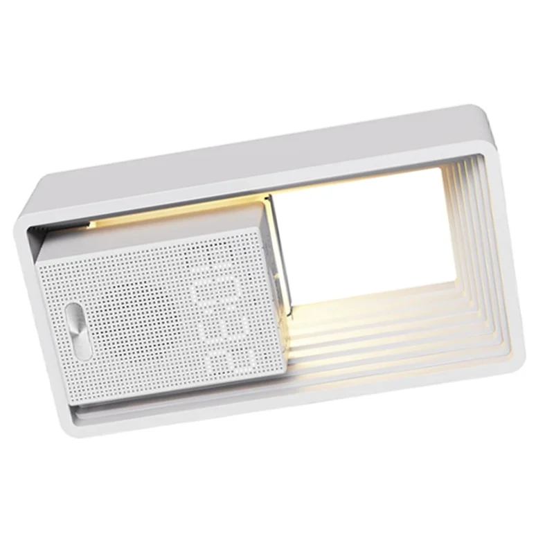 CJSD-US Plug Simulated Sunrise Wake-Up Alarm Clock White Noise Sleep Sound System Small Night Light High Aesthetic Bedside Table