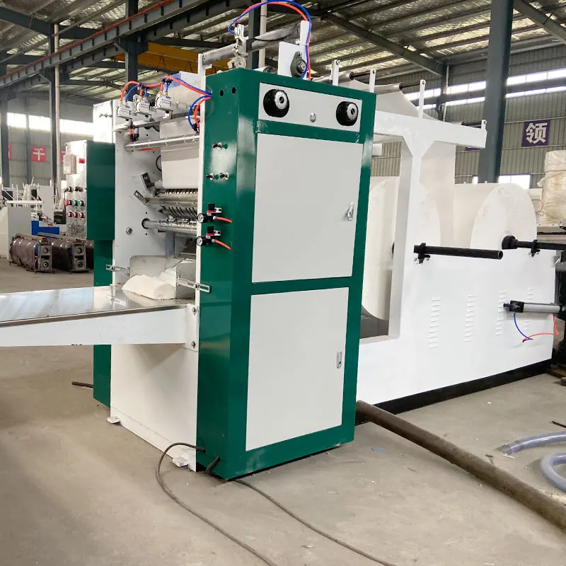 Full Automatic 2lines Low Cost Small Paper Facial Tissue Folding Machine
