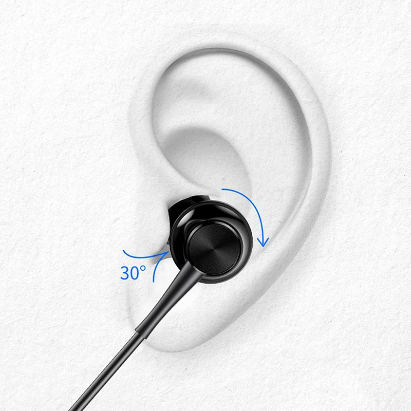 Awei PC-1 3.5mm auricolari cablati In-Ear cuffie sportive con auricolare cablato Mobile con microfono per auricolari Stereo Super Bass del telefono