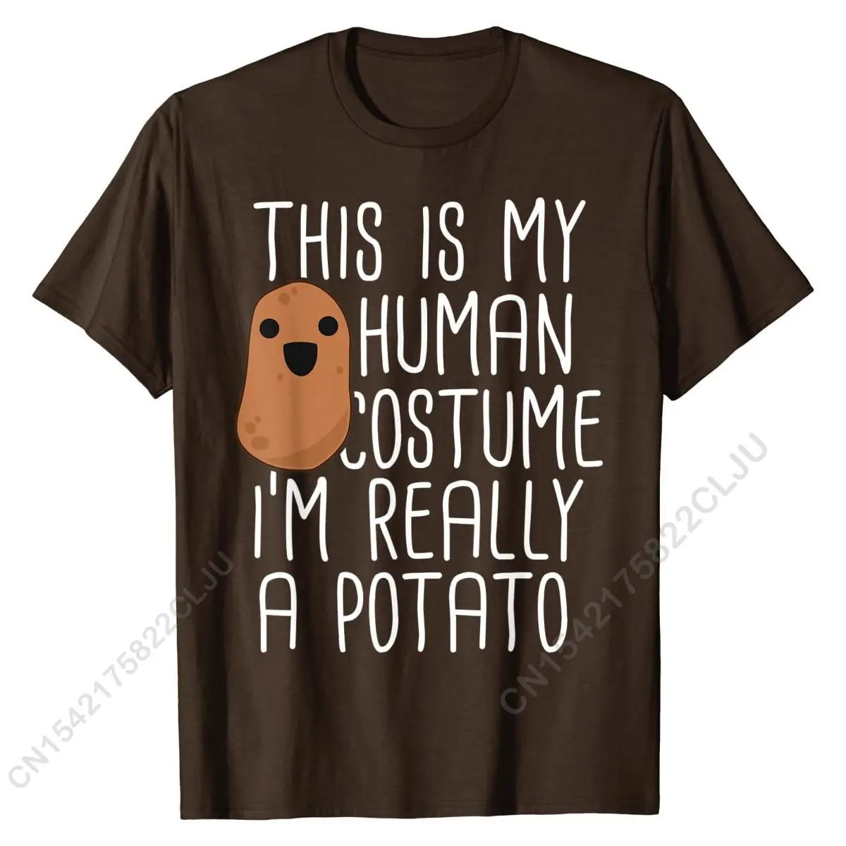 This Is My Human Costume I'm Really A Potato T-Shirt Yam T-Shirt Slim Fit Design Tshirts Cotton Tops Tees For Men Printed On