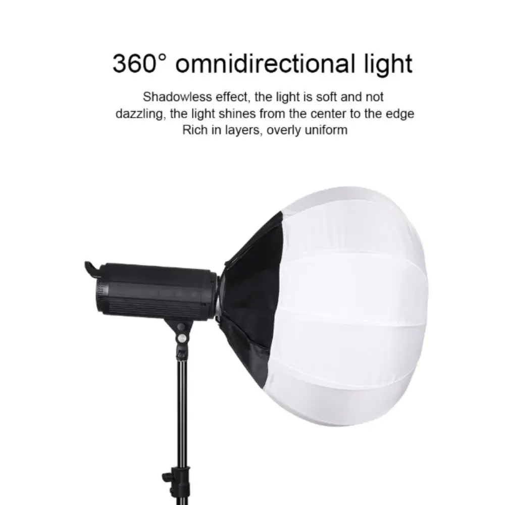 Quick Setup Softbox Ball Diffuser Bowens Mount Continuous Lighting Lantern Diffuser Metal Softbox Mount Softbox