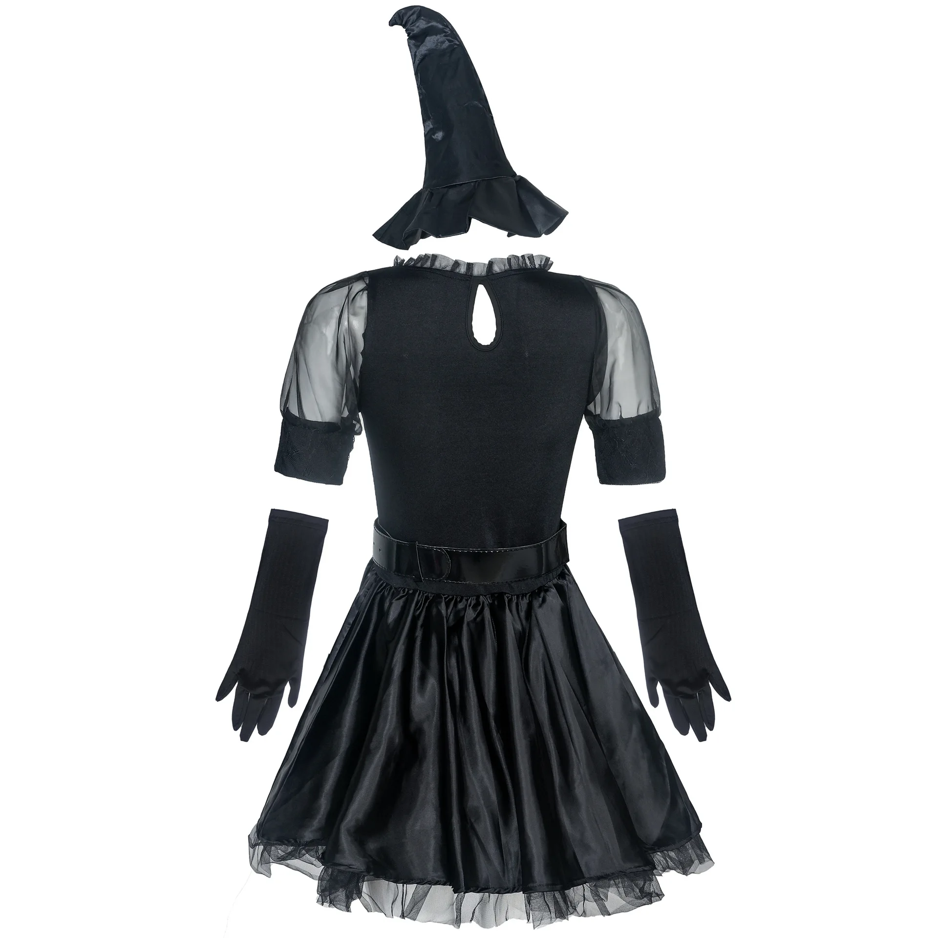 Devil Witch Costume for Women loween Par eup Role-plang orm Fem Devil Witch Outfit Chinese Production