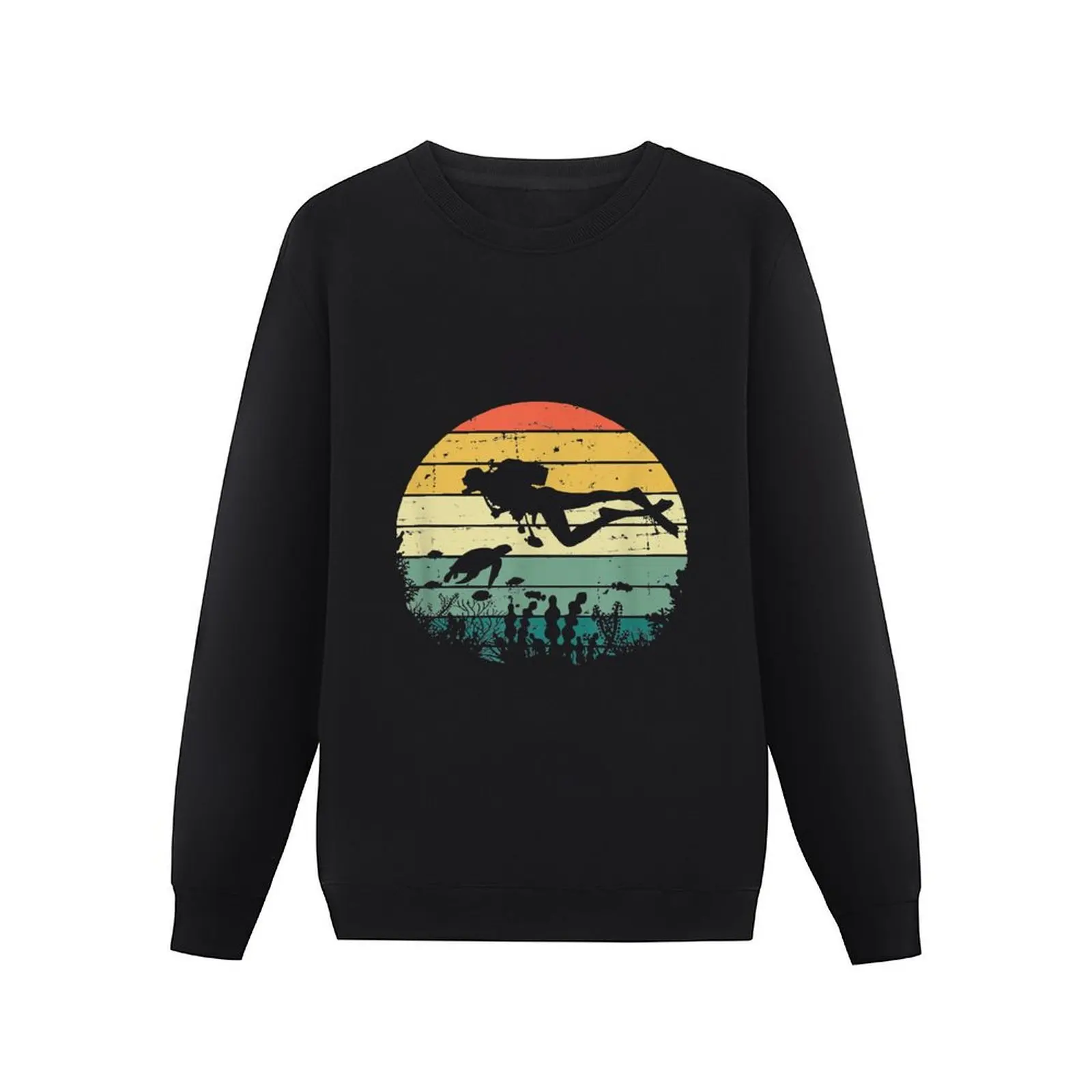 Funny Vintage Scuba Diving Dive Diver Pullover Hoodie men clothes blouse sweatshirt for men