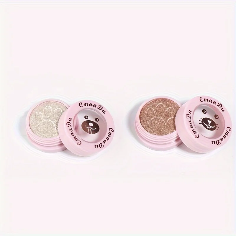 2 قطعة/المجموعة طويلة الأمد مشرقة عينيه بيرليسسينت لامع ظلال العيون تمييز جميلة العين اشراق ماكياج