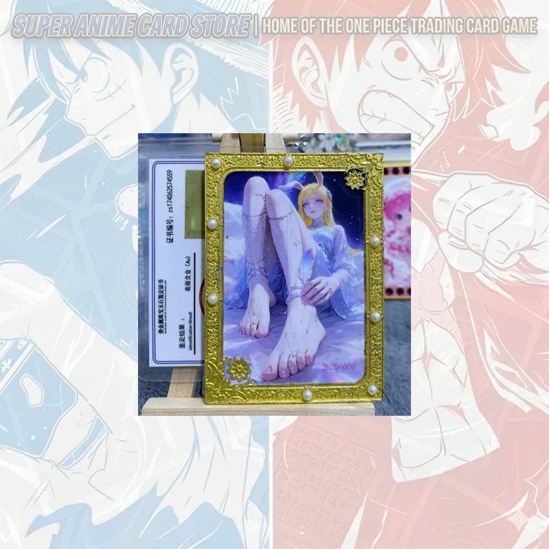 Japanese Anime Metal Drill Cards Uta Nico Robin Boa Hancock Nami Shirahoshi Vinsmoke Reiju Carrot Yamato Collectible Cards