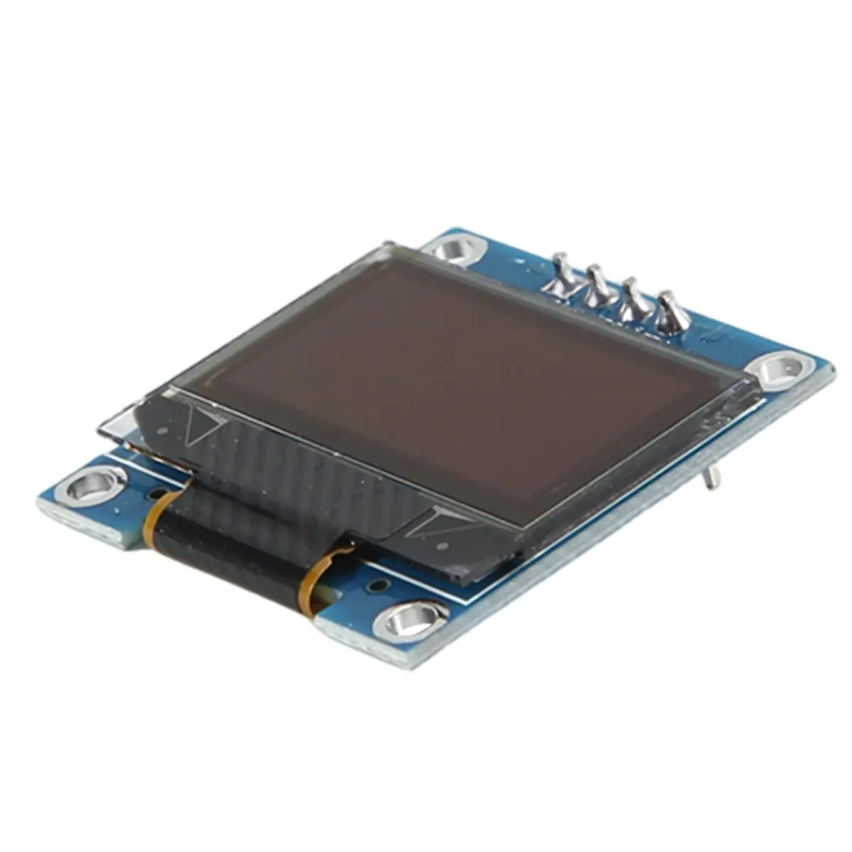 A14M 0.96 Inch OLED Display Screen Module IIC 128x64 SSD-1306 LCD Screen 3.3V-5V Blue Yellow for ESP8266