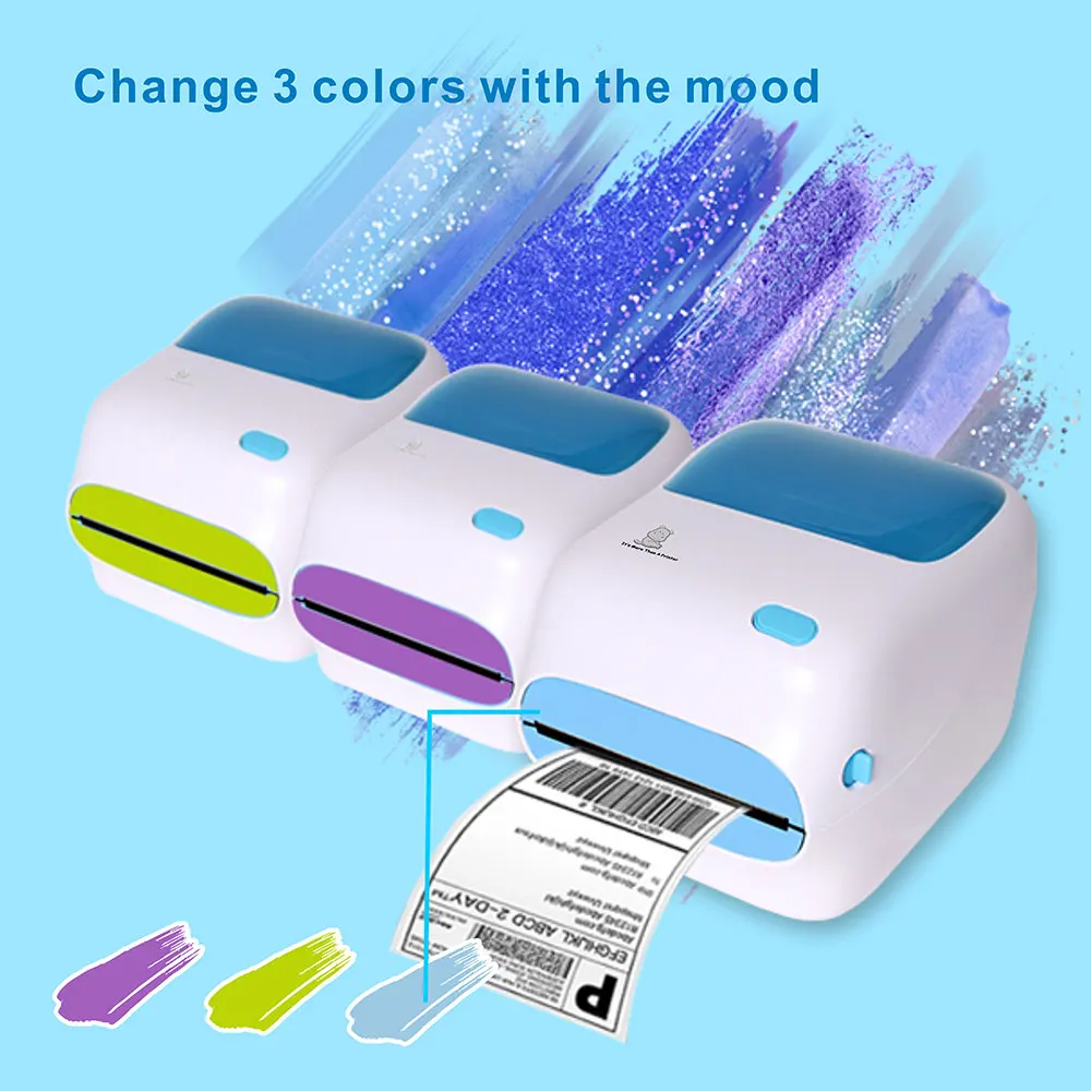 4 Inch Thermal  Label Printer 4x6 Impresora De Etiquetas Adhesivas Para Codigo Qr Sticker Printer