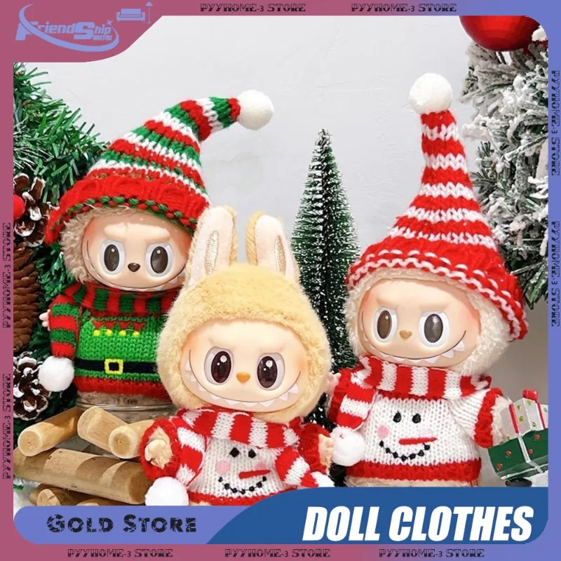

Аксессуары для кукол, комплект одежды, аксессуары, мини-плюшевый рождественский свитер, комплект одежды, одежда для кукол, праздничный сюрприз, Рождественский подарок