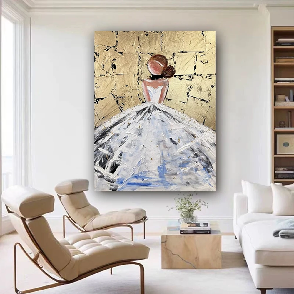

Handmade Contemporary Abstract Face Portrait Oil Painting On Canvas Picture Wall Art Modern Home Hotel Office Decoration Room