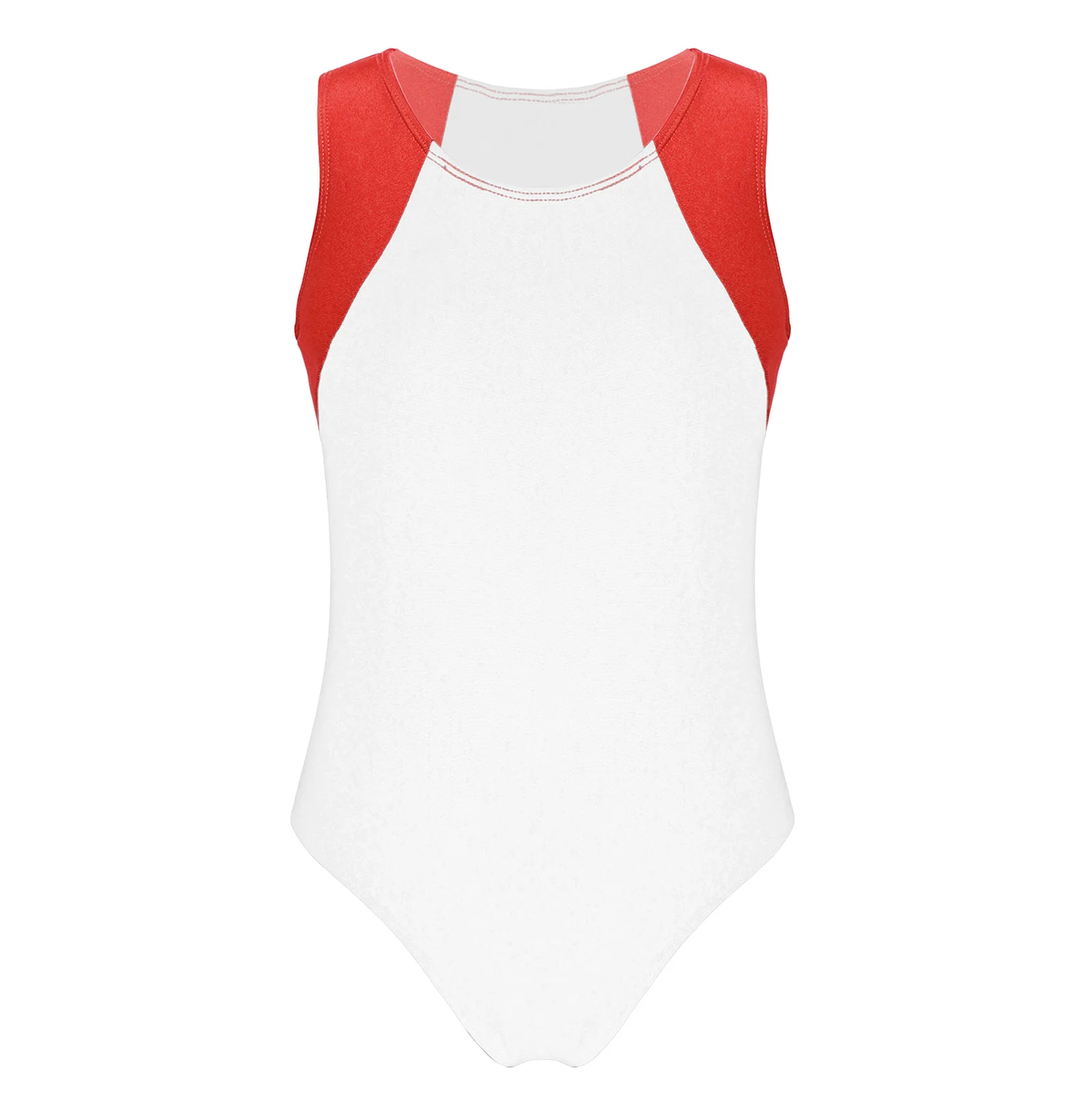 Kids Boys Gymnastics Leotards Jumpsuit Ballet Dance Sleeveless Stretchy Bodysuit Workout with Shorts Gym Training Sport Sets